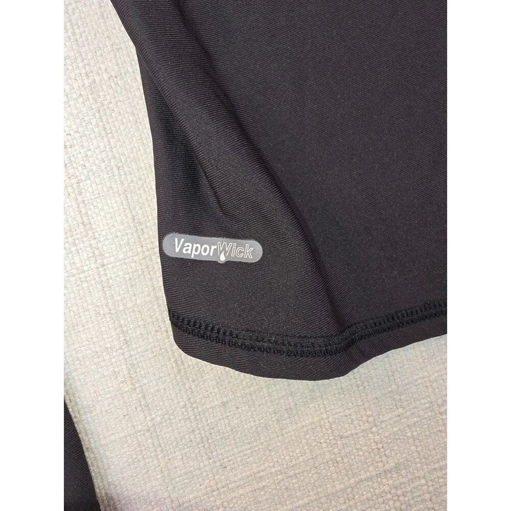Small S The North Face Flight Series VaporWick Mock Neck Base Layer Shirt Black